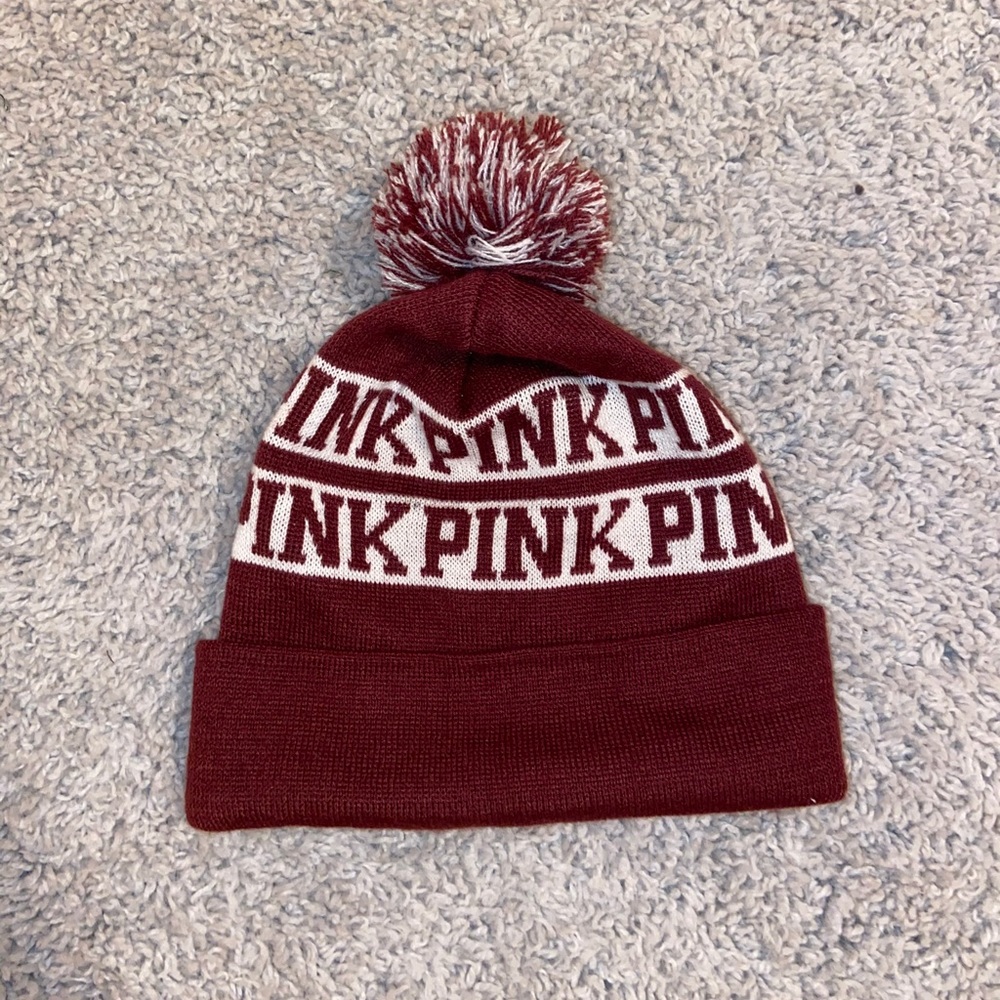 PINK Victoria secret beanie :)